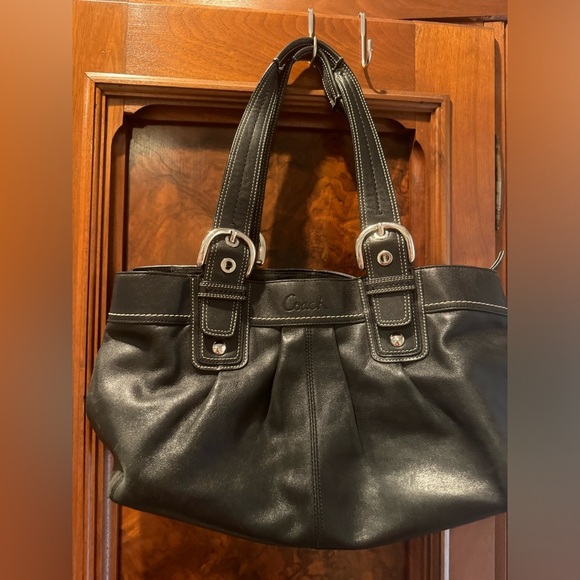 Coach Handbags - Coach Hampton SoHo Shoulder Bag Black F13732